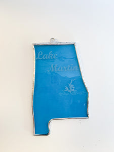 Lake Martin on State of Alabama Ornament