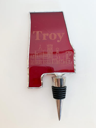 State of Alabama Wine Stopper