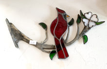 Large Branch with Female Red Bird $115