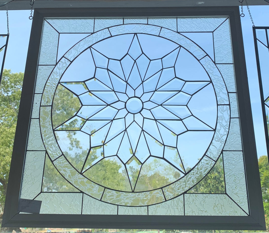 39 X 39 Clear Bevel Star Panel