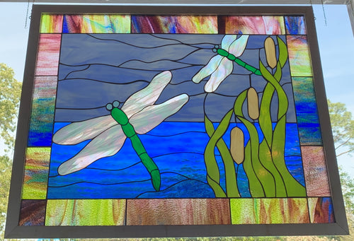 50 X 36 Dragonfly Panel