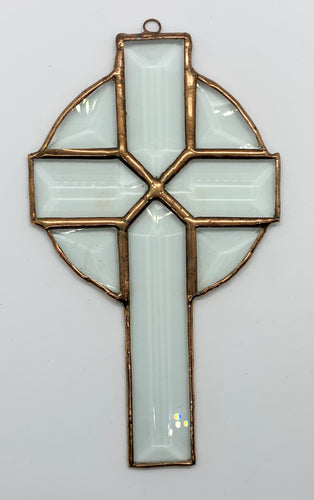 Circle Beveled Cross