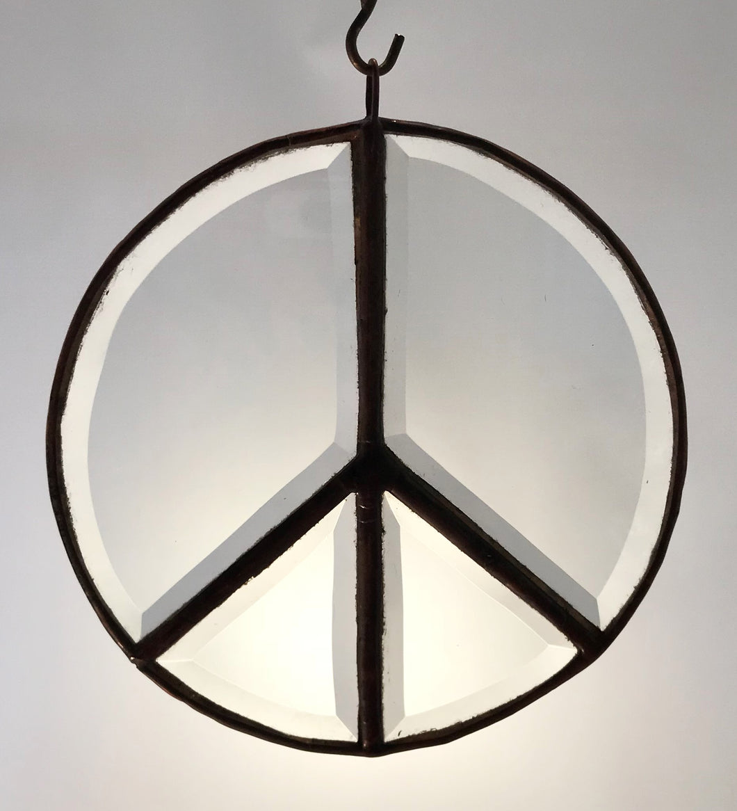 Beveled Peace Sign