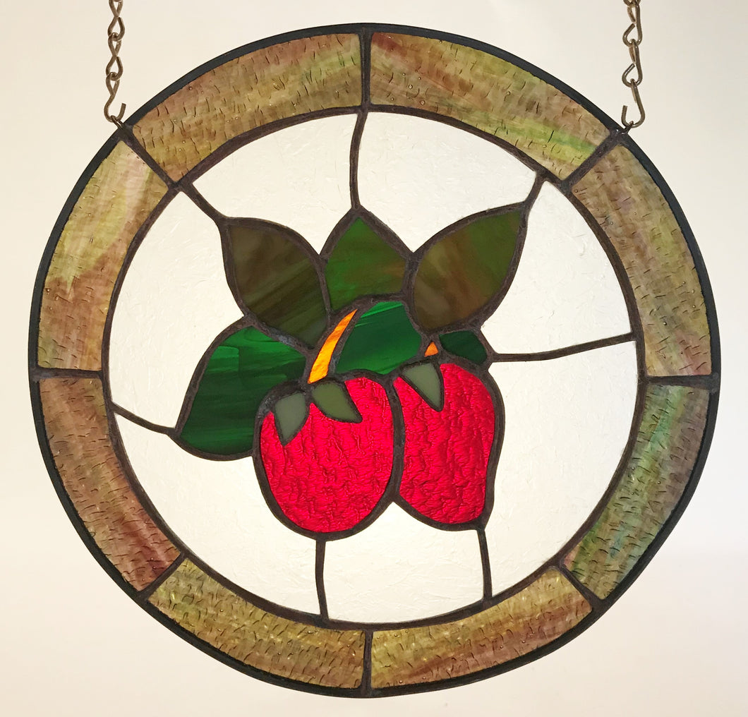 Strawberry Panel Circle