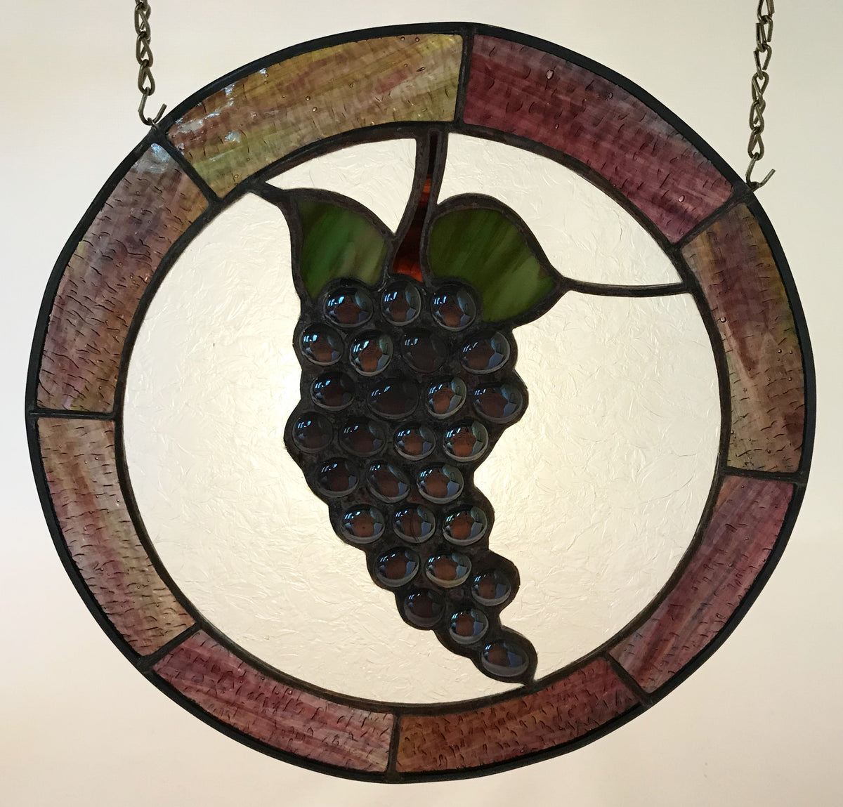 Grape Panel – Adams’ Glass Studio