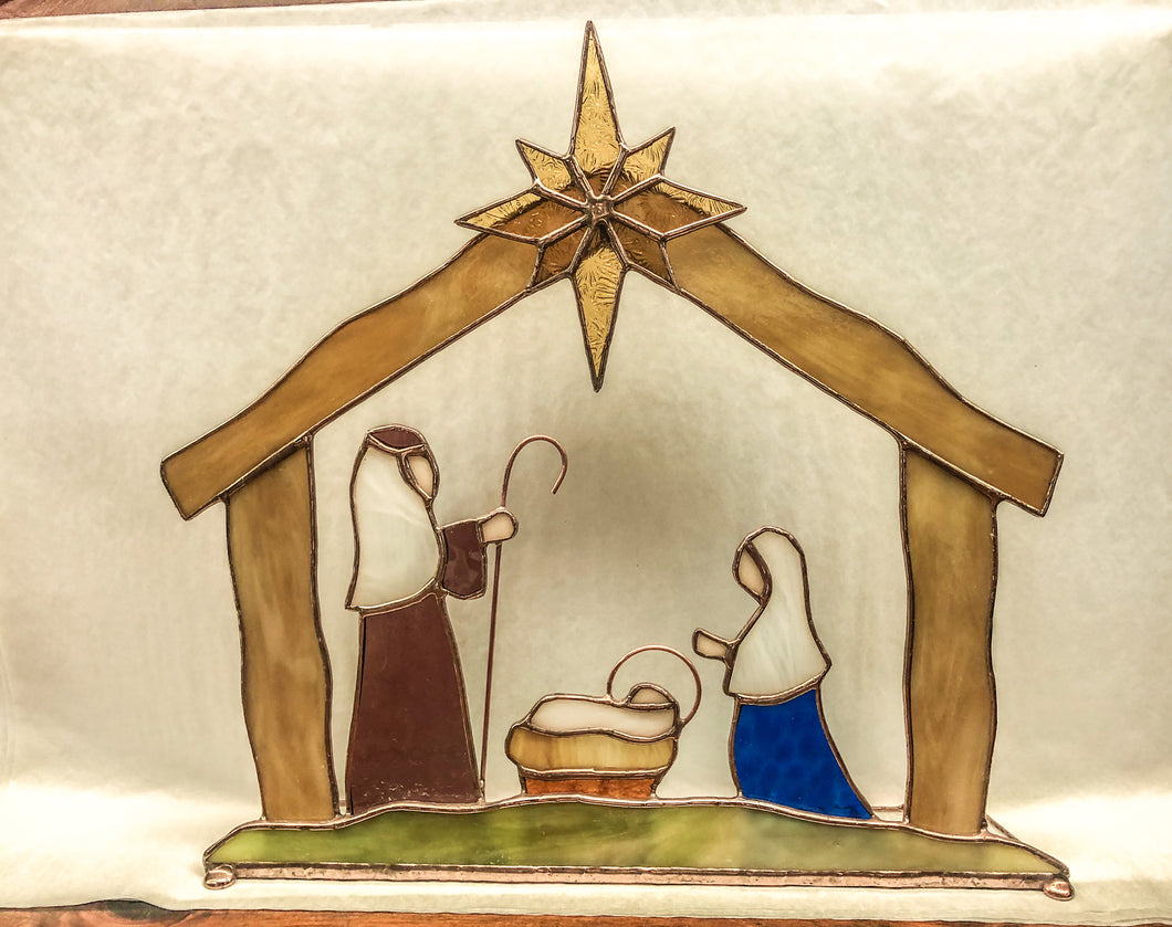 Stable Nativity with Star
