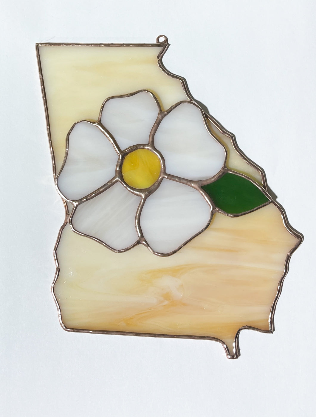 State of Georgia with Cherokee Rose