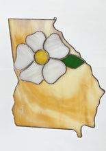 State of Georgia with Cherokee Rose