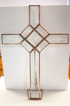 Beveled Cross with Cluster